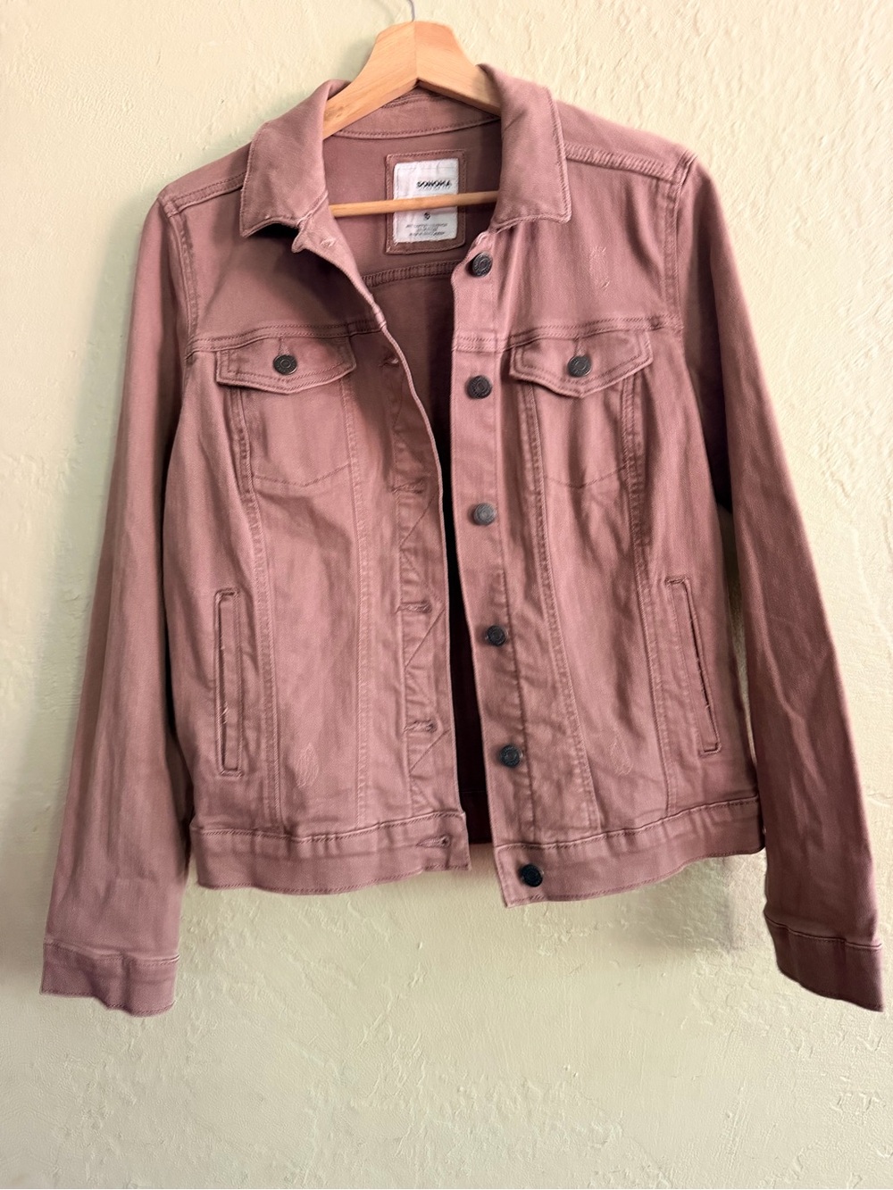 Sonoma Mauve Cotton Jean Jacket